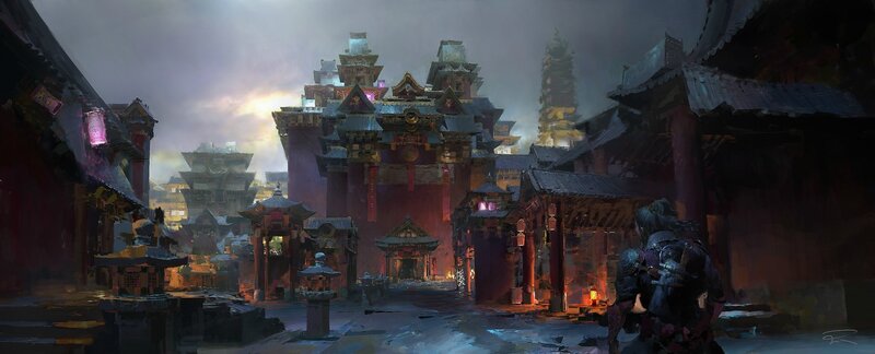 Soldier in Ancient City