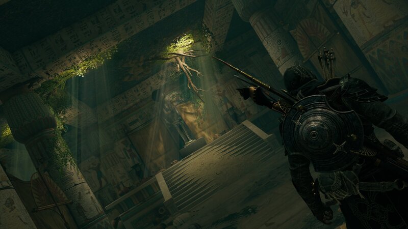 Soldier in Ancient Temple
