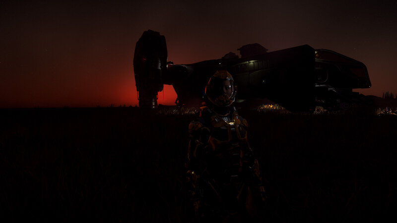Soldier in Armor — Black, Dramatic, Sunset, 3d Render