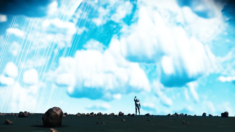 Soldier in Armor — Blue, Dramatic, 3d Render