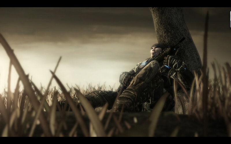 Soldier in Armor — Brown, Dramatic, Sunset, 3d Render