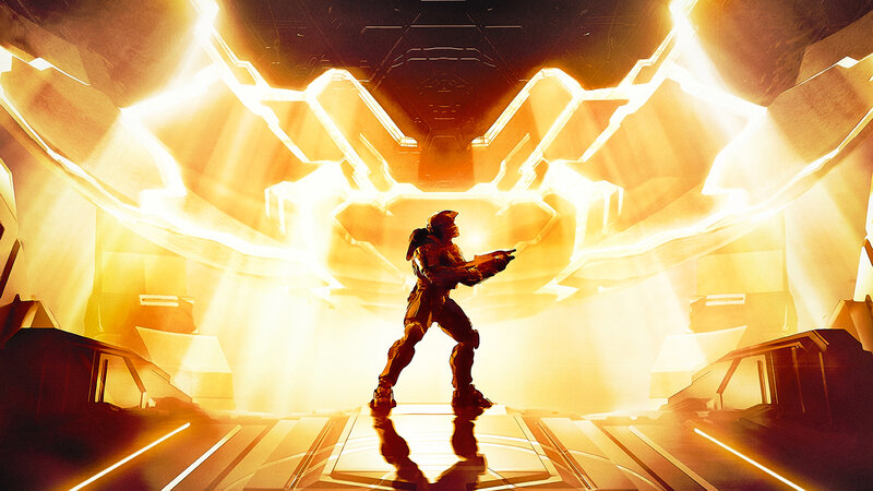 Soldier in Armor — Gold, Dramatic