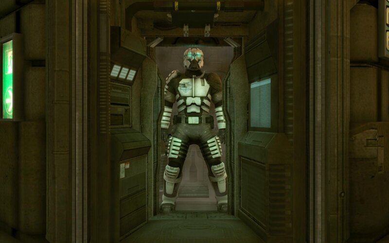 Soldier in Armor — Gray, Tense