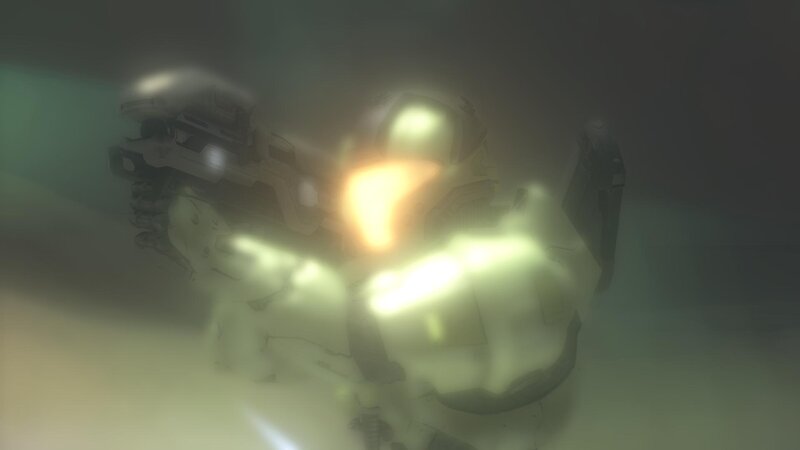 Soldier in Armor — Green, Dark, Dramatic