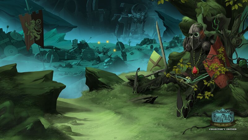 Soldier in Armor — Green, Dramatic, Night