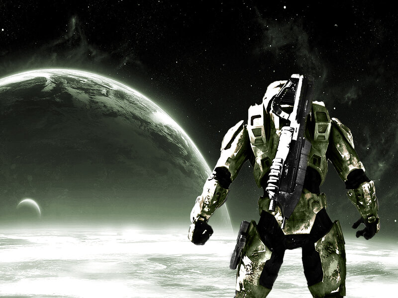 Soldier in Armor — Green, Dramatic