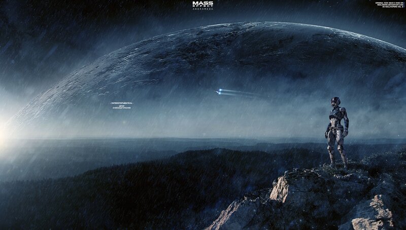 Soldier in Armor on Cliff — Blue, Dramatic