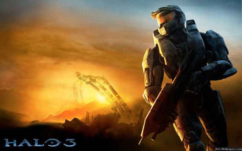 Soldier in Armor — Orange, Dramatic, Sunset, Digital Art