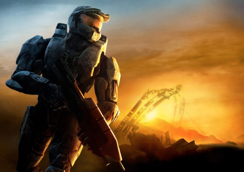 Soldier in Armor — Orange, Dramatic