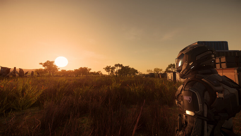 Soldier in Armor — Orange, Serene
