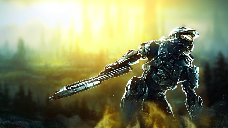 Soldier in Armor — Yellow, Dramatic, Sunset