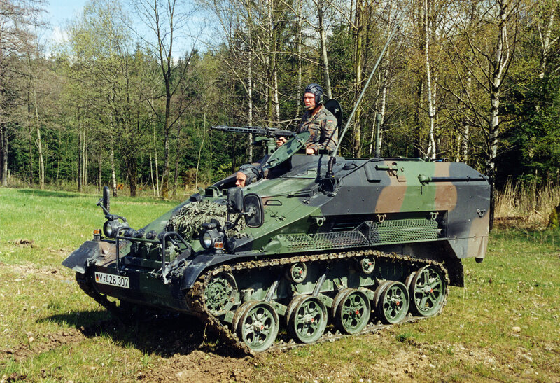 Soldier in Armored Vehicle — Green, Neutral