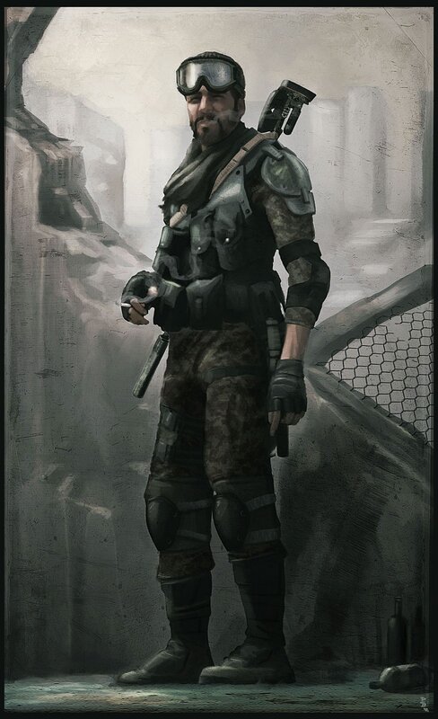 soldier in camouflage gear
