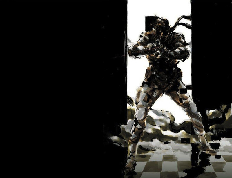 Soldier in Camouflage Suit