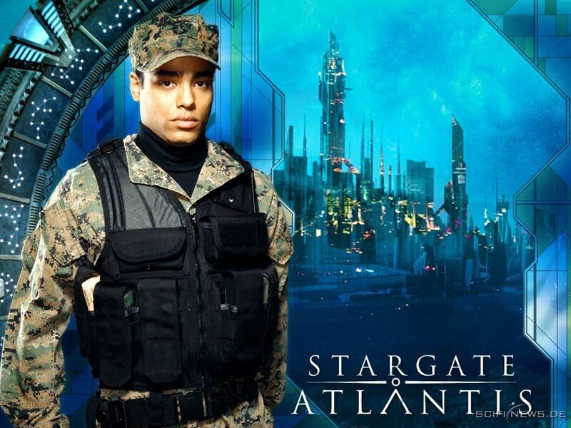 Soldier in Camouflage Uniform — Blue