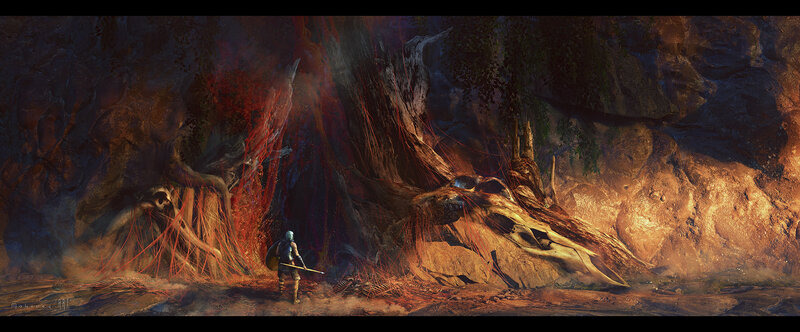Soldier in Cave — Brown