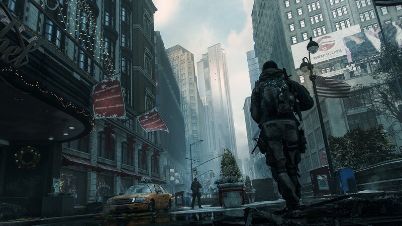 Soldier in City Street — Gray, Dramatic, Tense