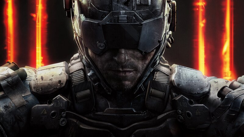 Soldier in Combat Armor — Black, Dramatic, 3d Render, Helmet