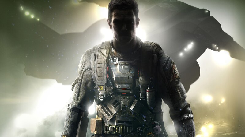 Soldier in Combat Armor — Gray, Dramatic, 3d Render