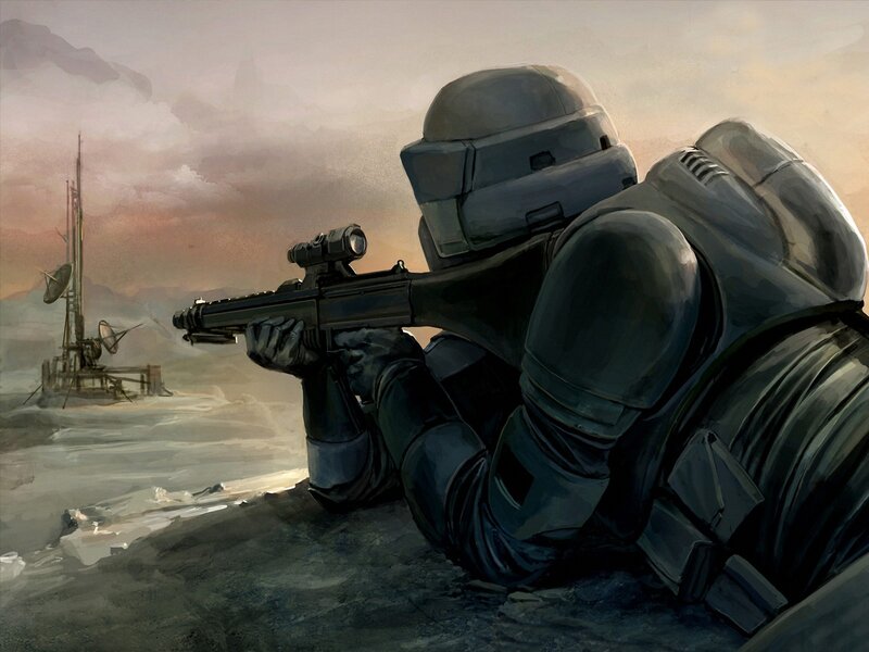 soldier in combat gear