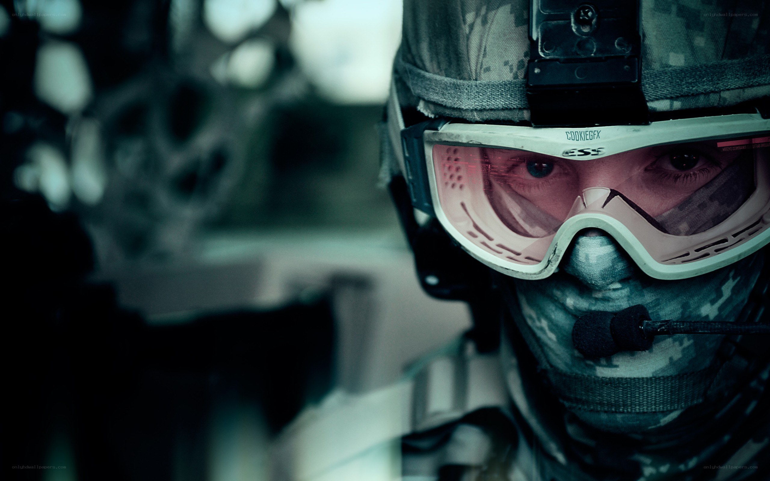soldier in combat gear