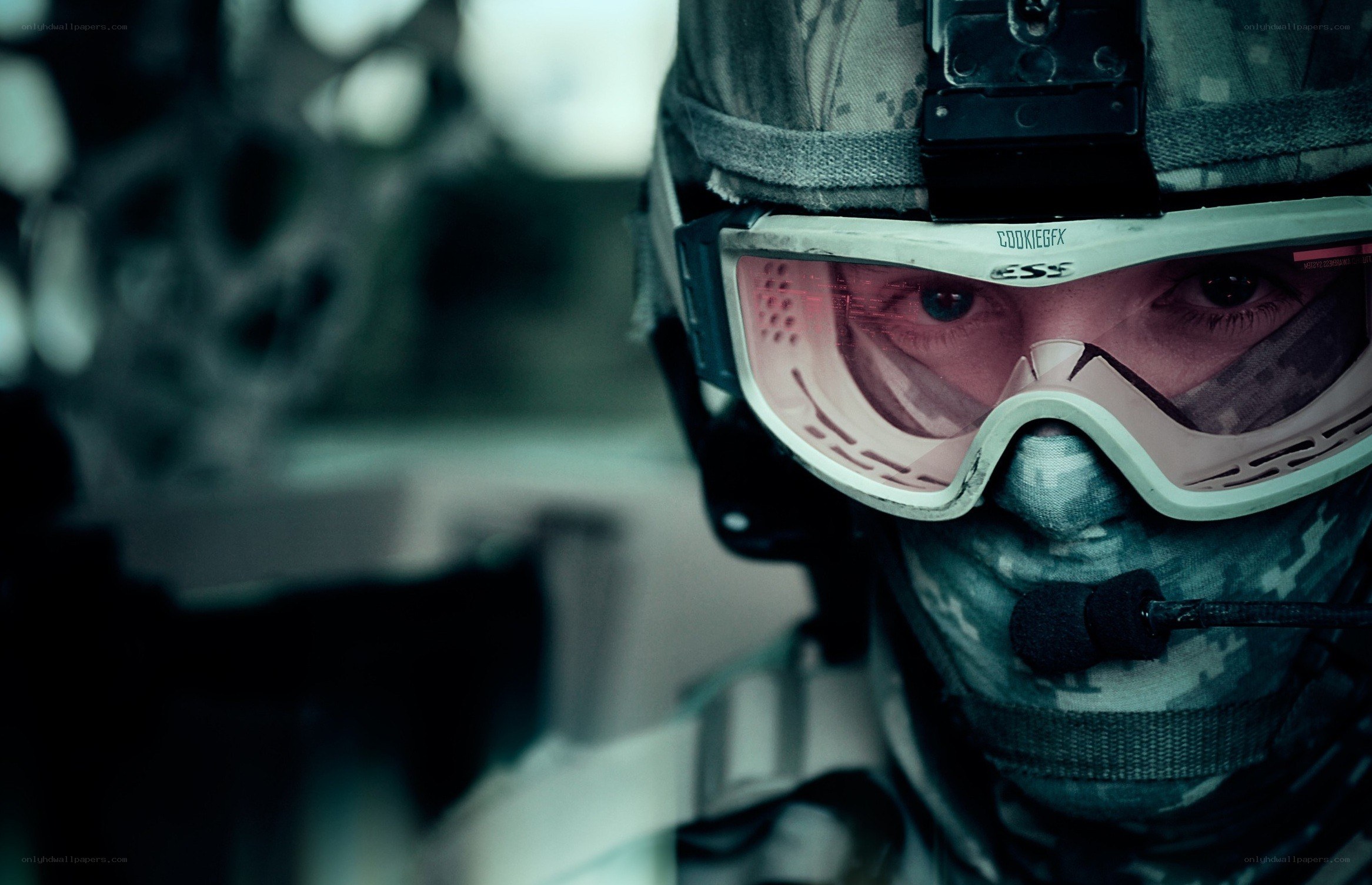 soldier in combat gear