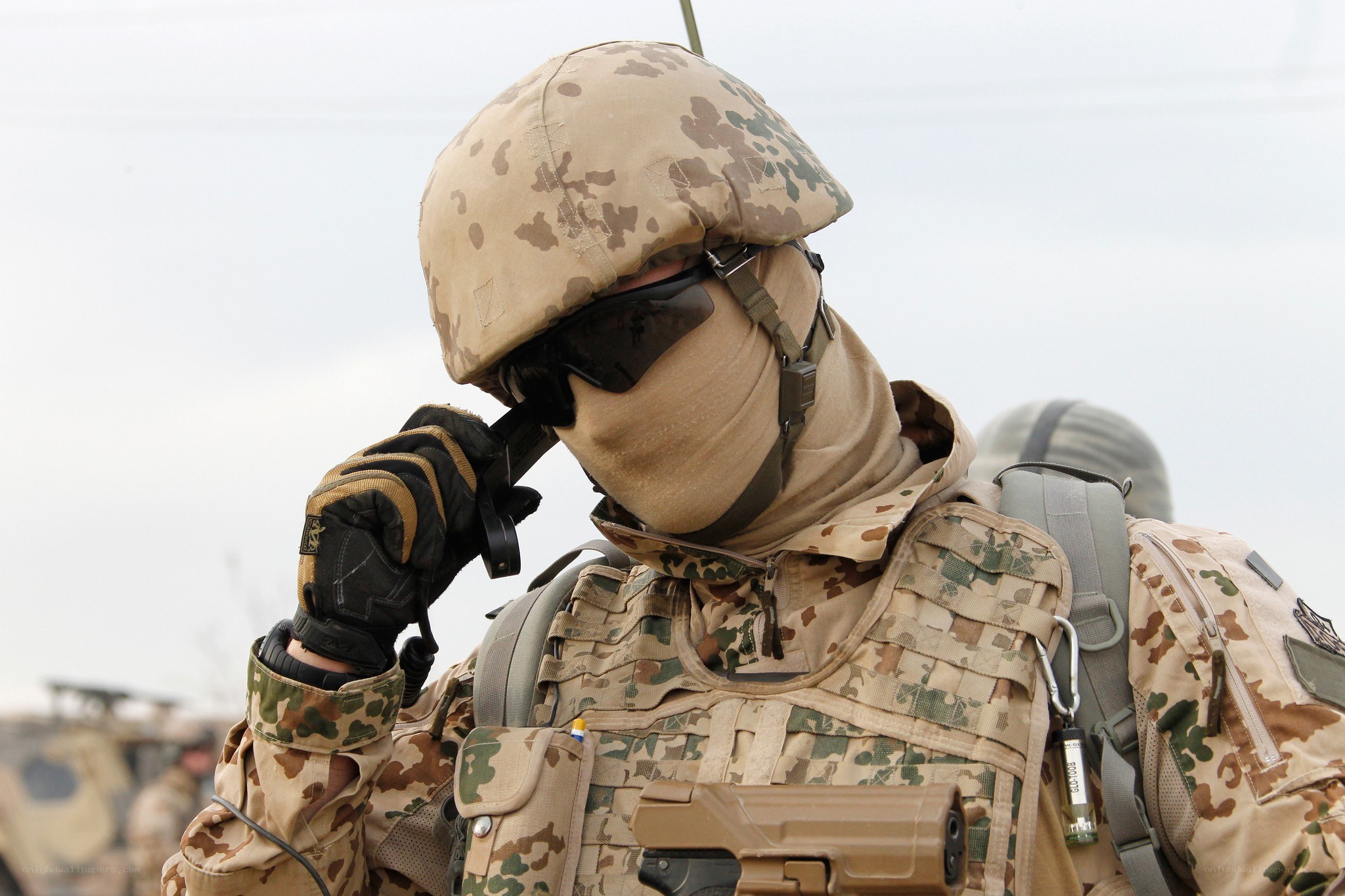 soldier in combat gear