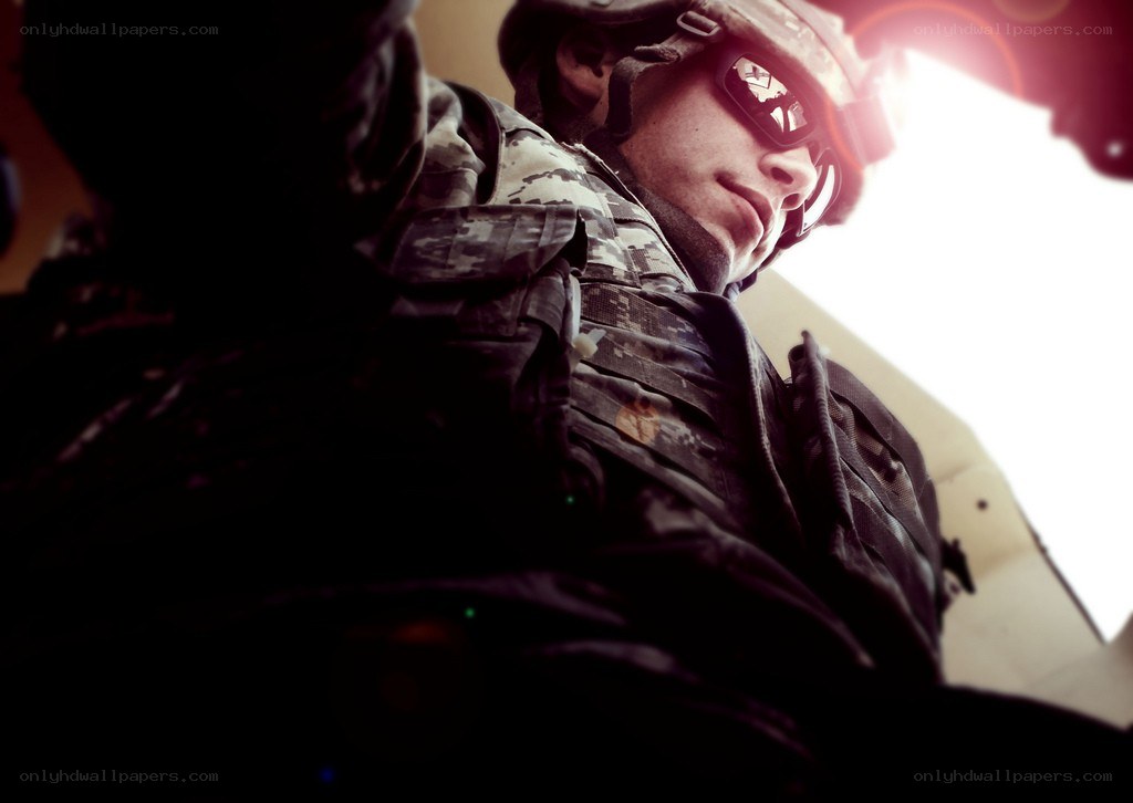 soldier in combat gear