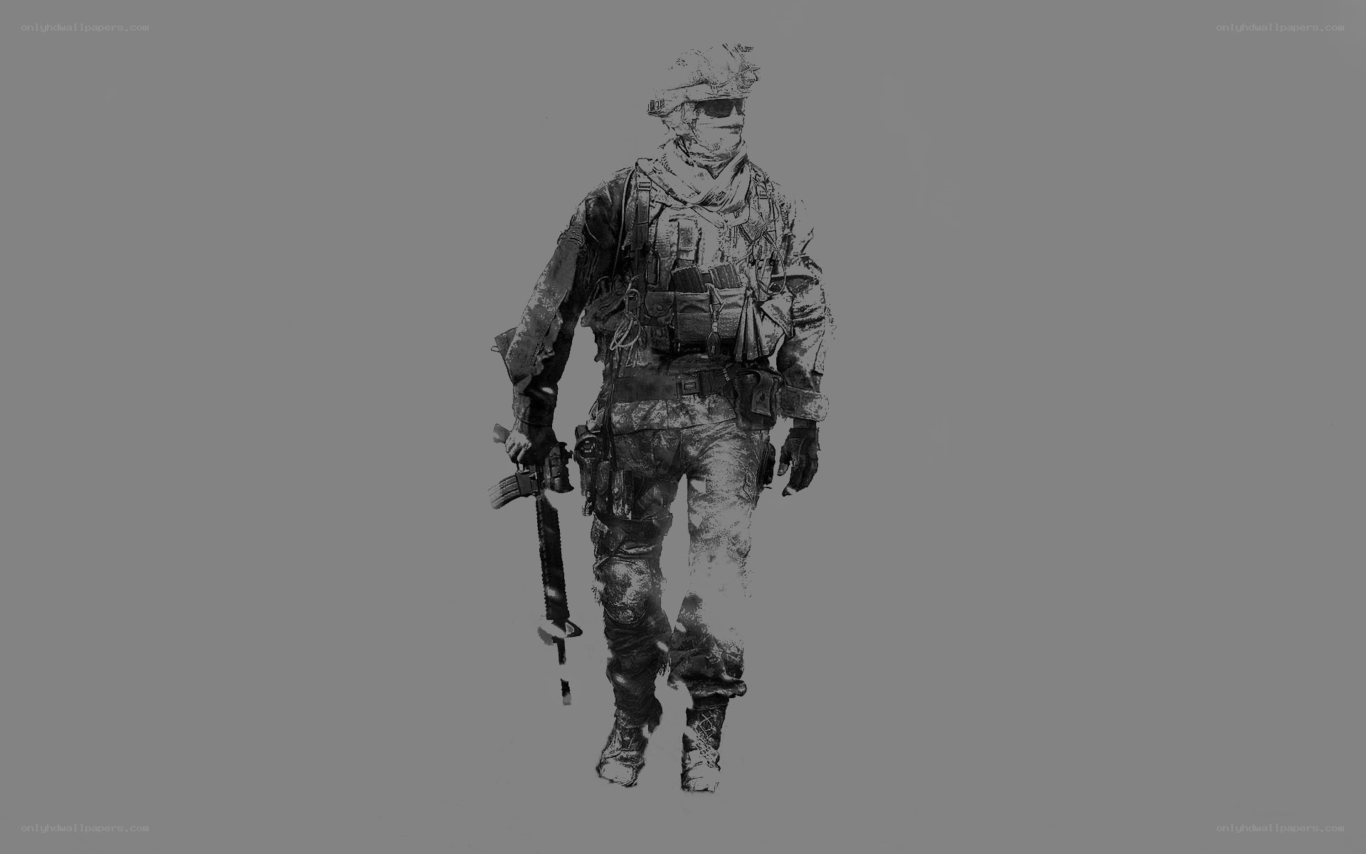 soldier in combat gear