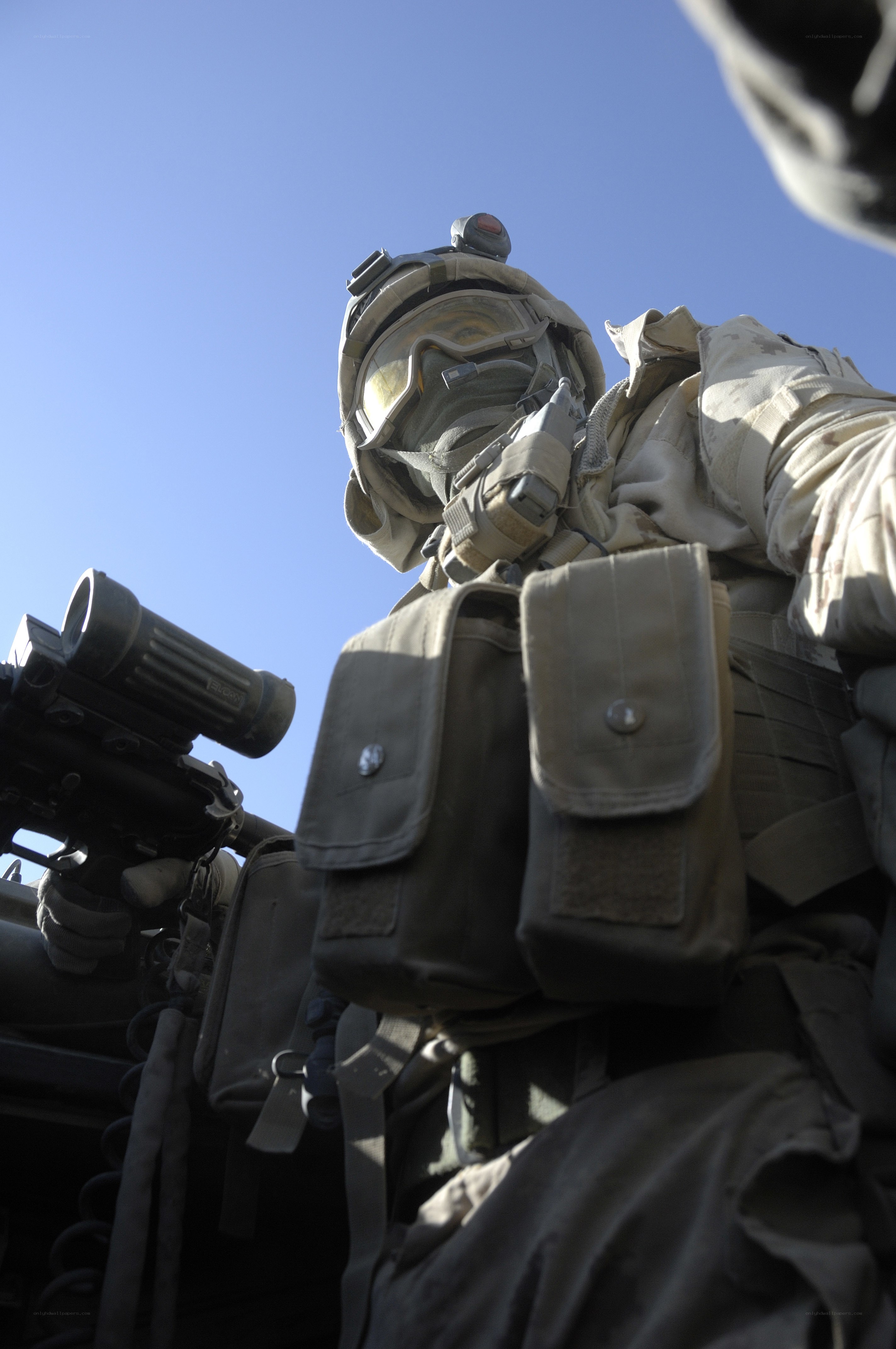 soldier in combat gear