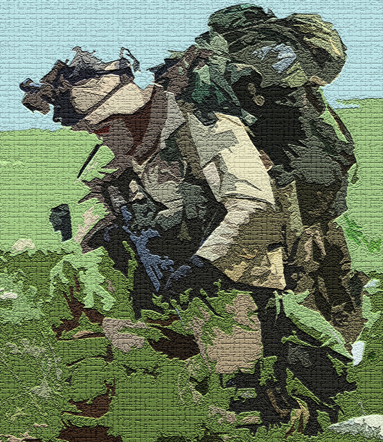 soldier in combat gear