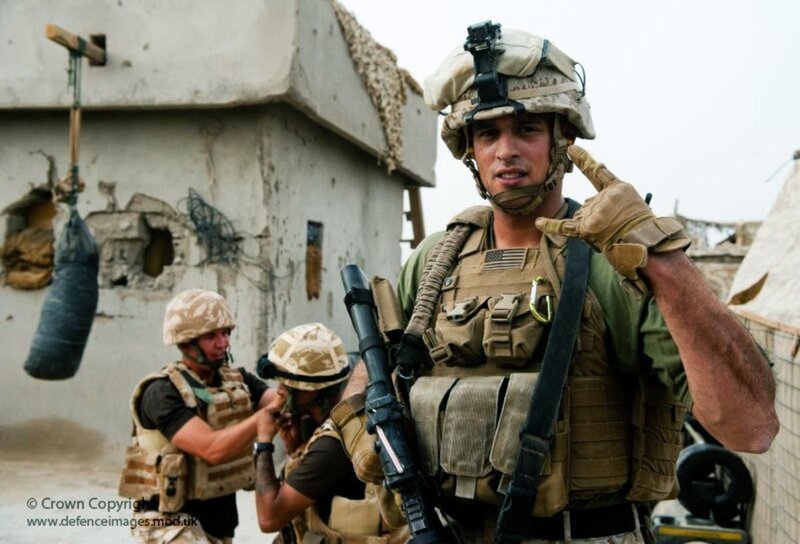 Soldier in Combat Gear — Tan
