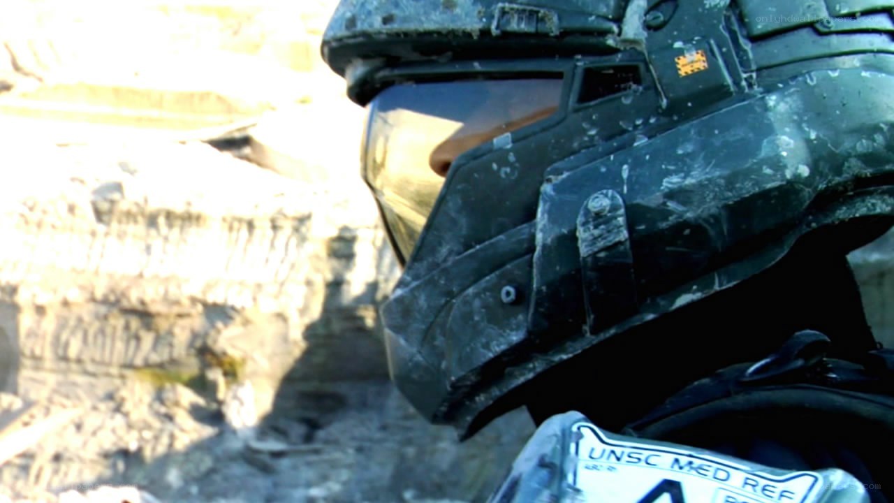 soldier in combat helmet