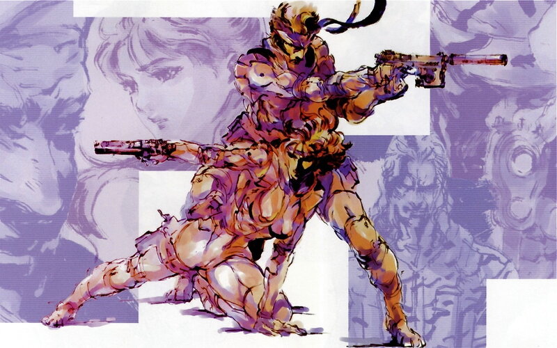 Soldier in Combat Pose — Purple