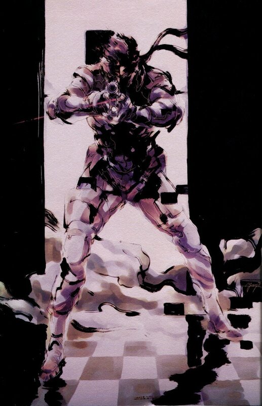 soldier in combat stance