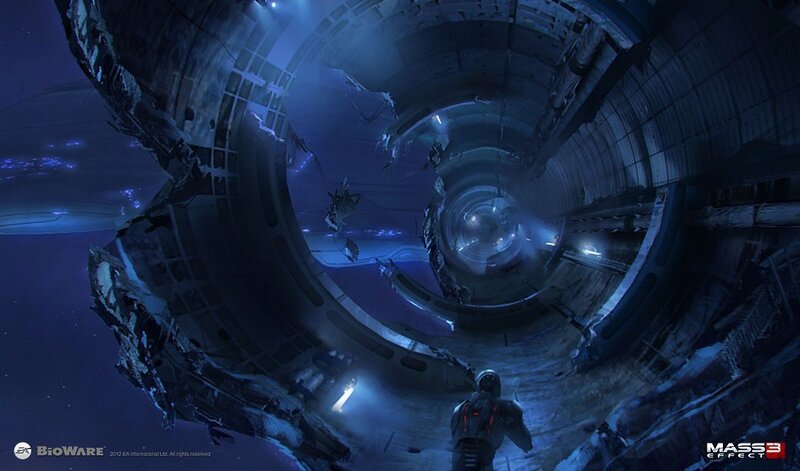 Soldier in Damaged Tunnel