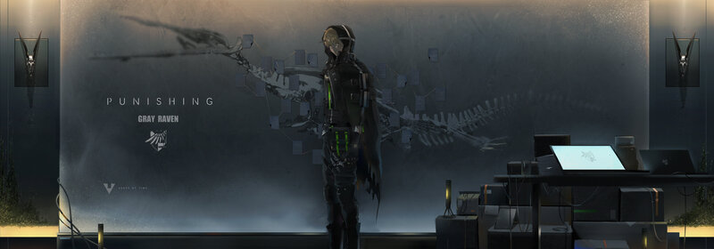 Soldier in Dark Armor — Gray