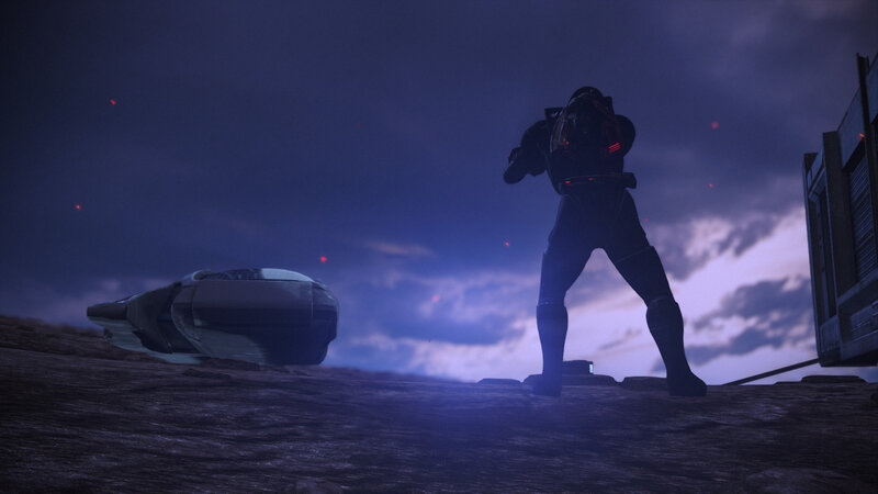 Soldier in Dark Armor — Purple