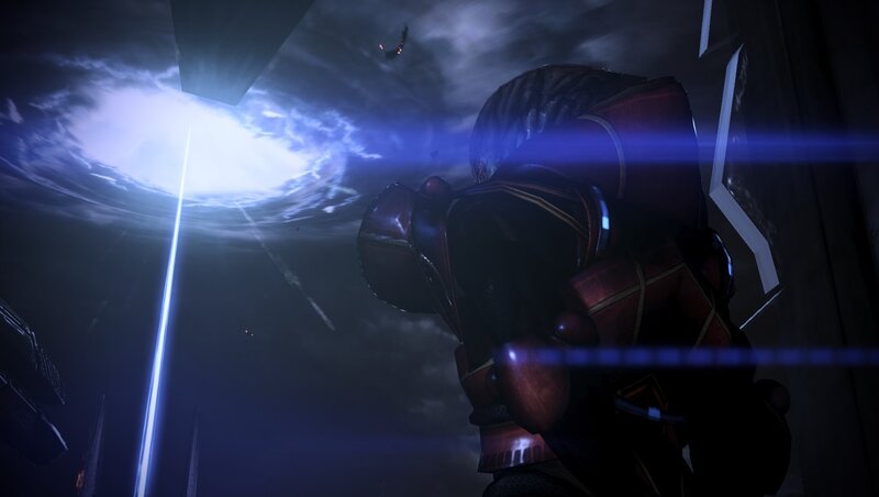 soldier in dark armor