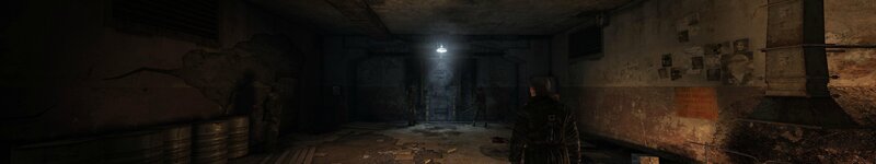 Soldier in Dark Corridor — Brown