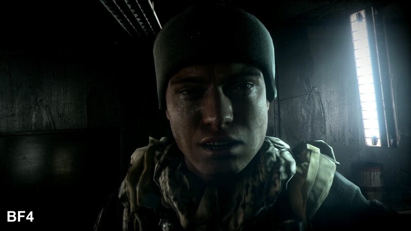 soldier in dark room