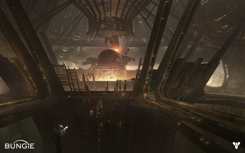 Soldier in Dark Structure — Brown