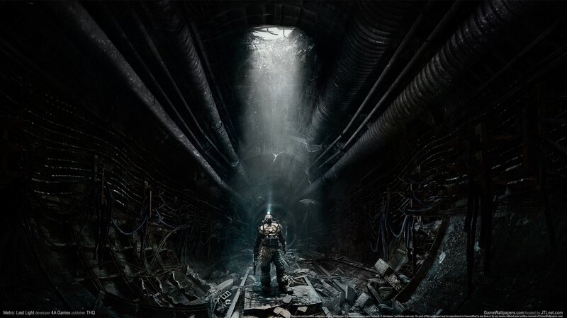 Soldier in Dark Tunnel — Black