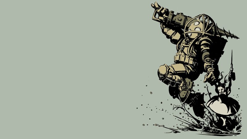 Soldier in Diving Suit — Gray, Dramatic, Comic