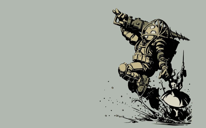 Soldier in Diving Suit — Gray