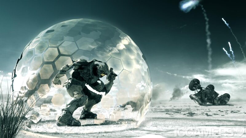 Soldier in Energy Shield — Gray