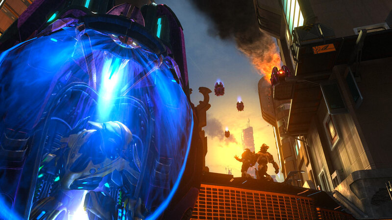 Soldier in Energy Shield