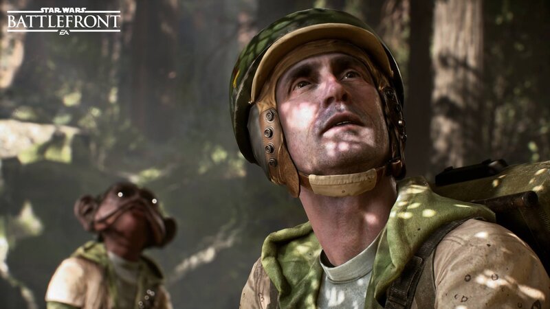 Soldier in Forest — Green, Tense, Afternoon, 3d Render