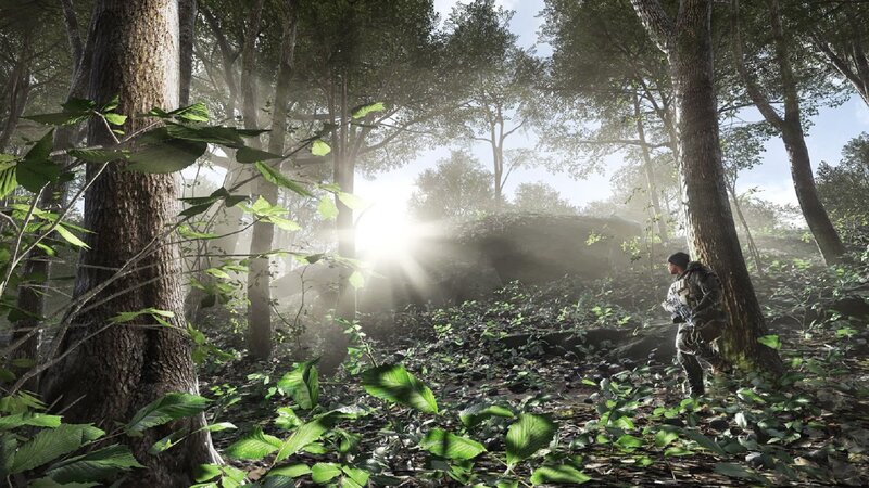 Soldier in Forest — Green