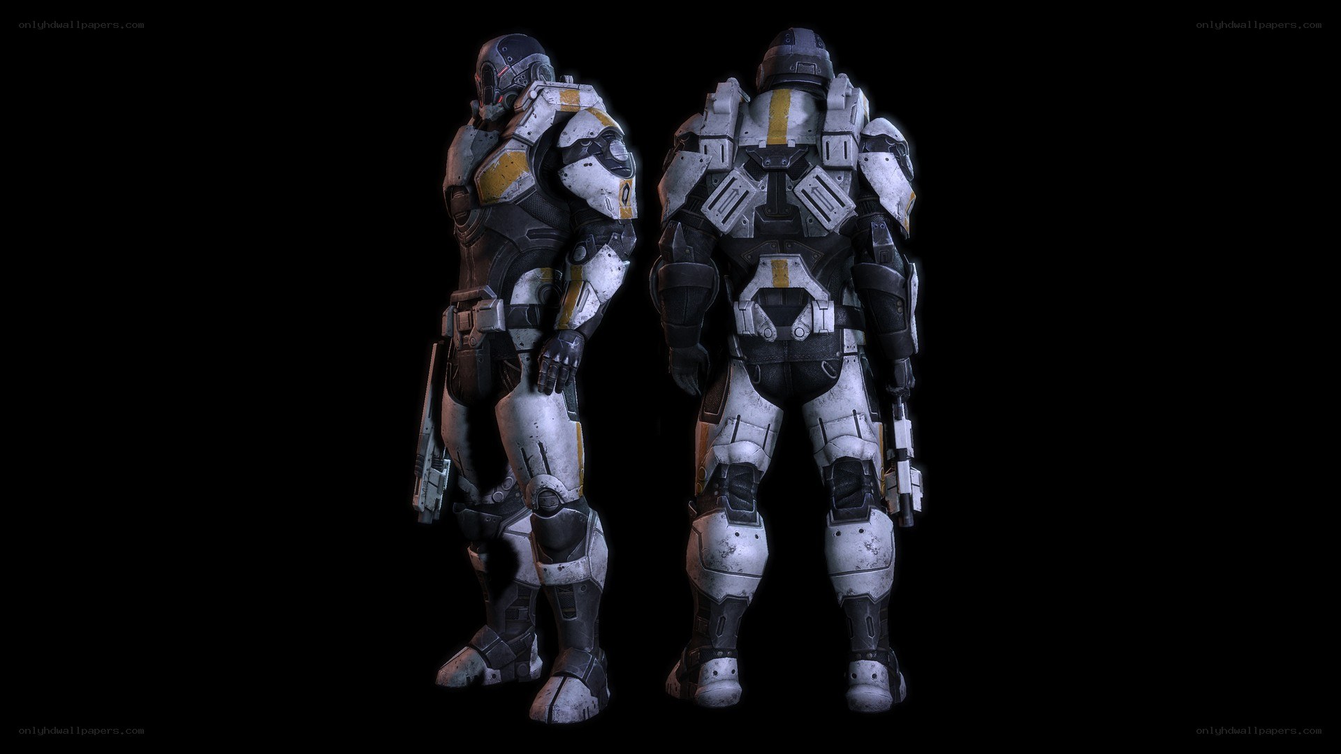 soldier in futuristic armor